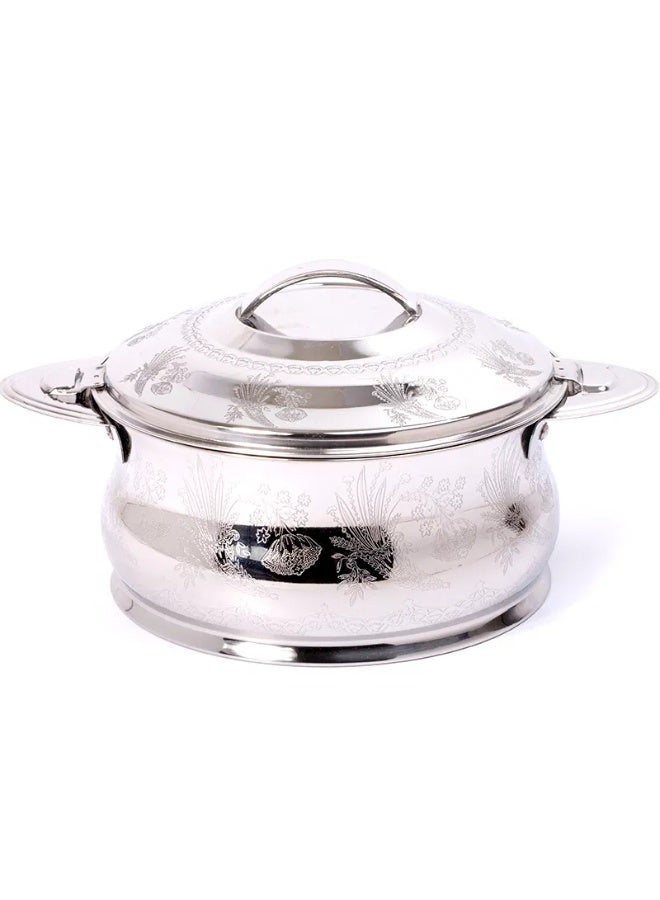 علبة من الفولاذ الهندي الفضي سعة 10000 مل